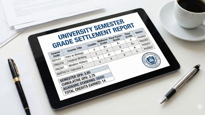 AI generated - semester settlement