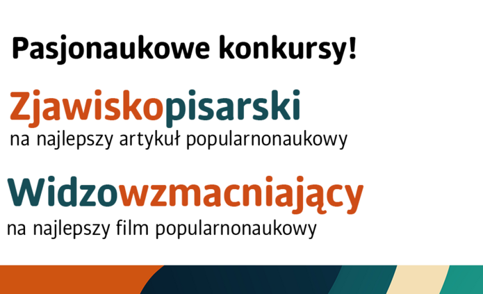 Baner reklamowy konkursów popularnonaukowych
