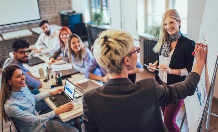 participants of a training session