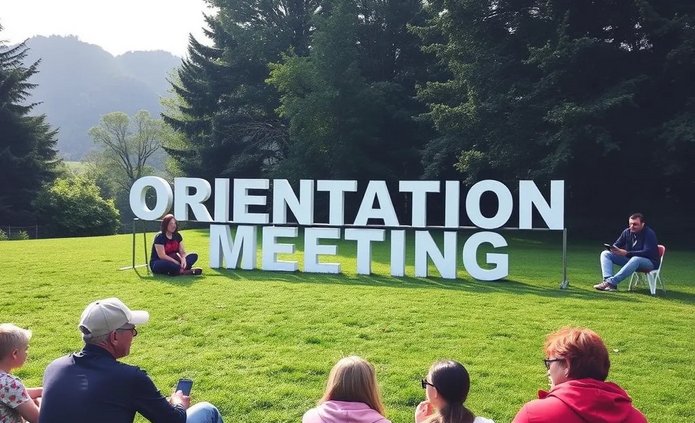 Orientation meeting