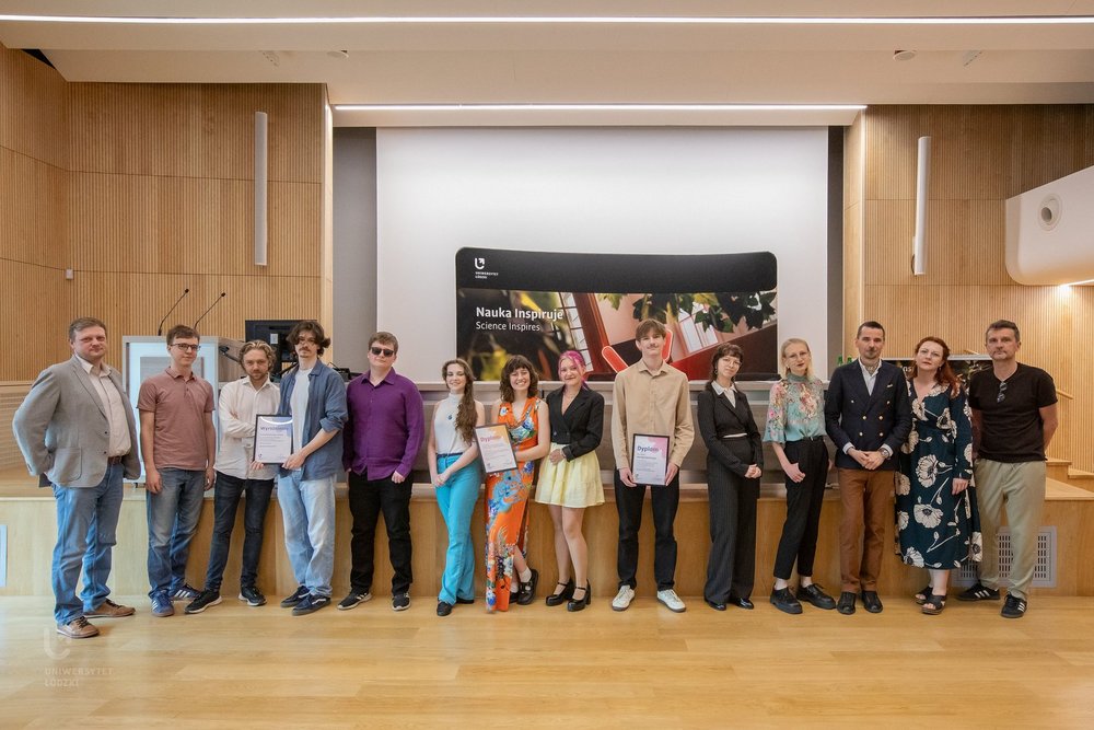 A group photo of the award winners