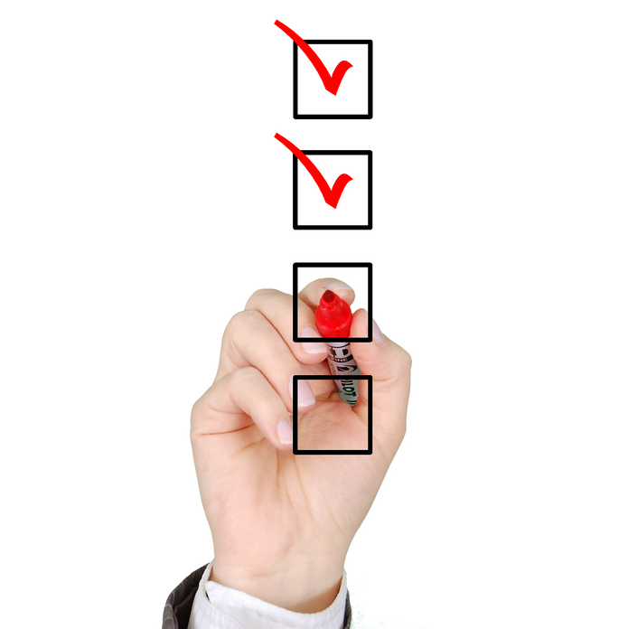 palec wybierajacy opcje