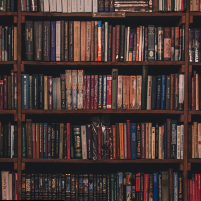 a decorative element: books