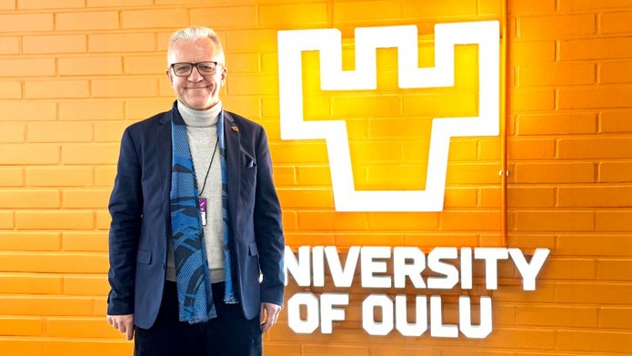 Prof. Jarosław Płuciennik at the University of Oulu, Finland