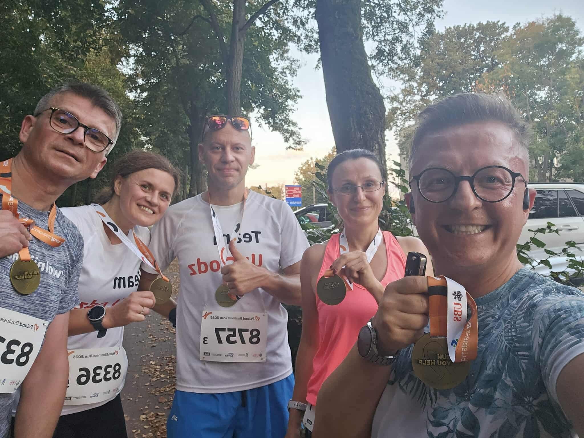 Running section, representatives of the university of Lodz